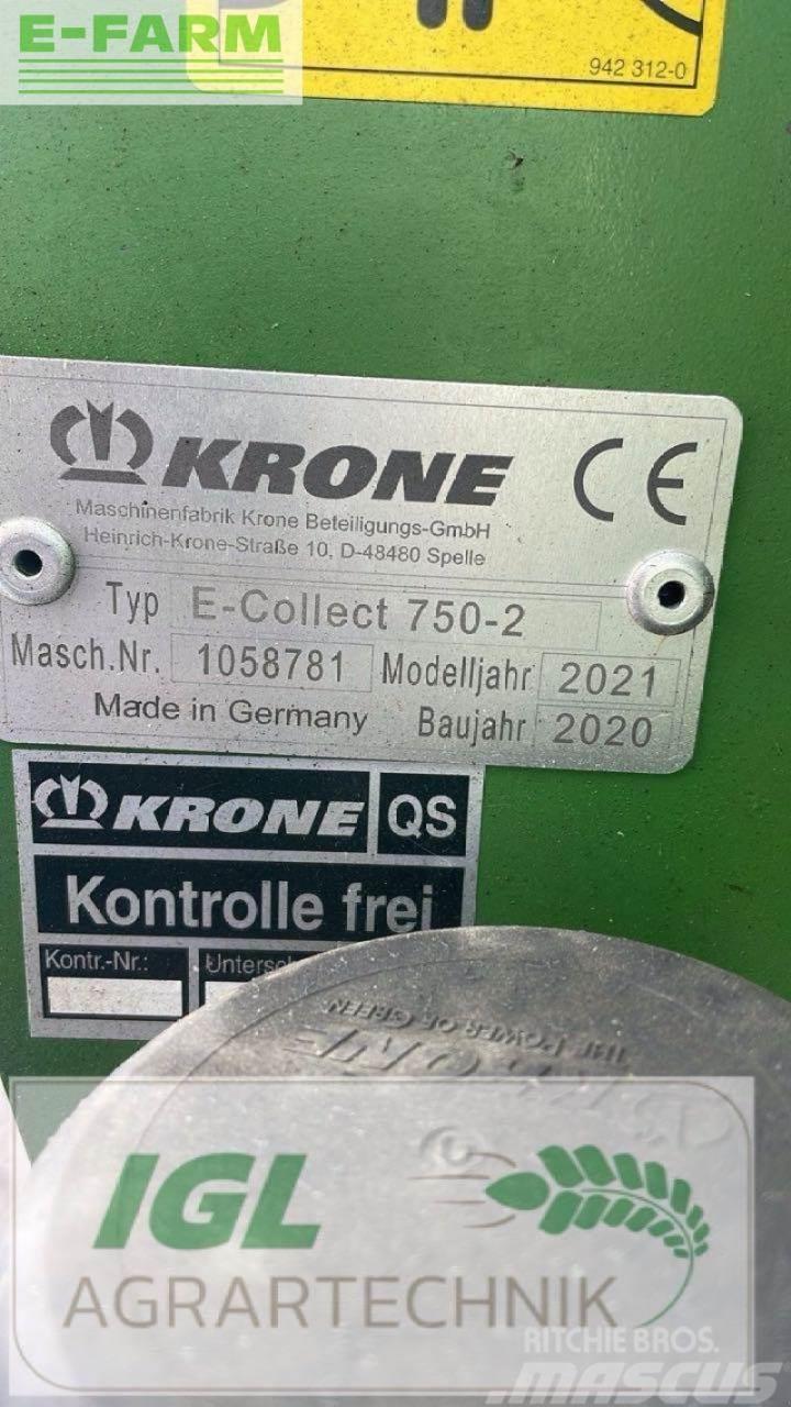 Krone easycollect 750-2 mit rad Overige hooi- en voedergewasmachines