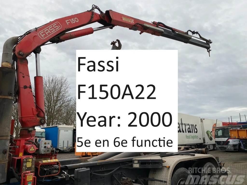 Fassi F150A22 5e + 6e functie F150A22 Laadkranen