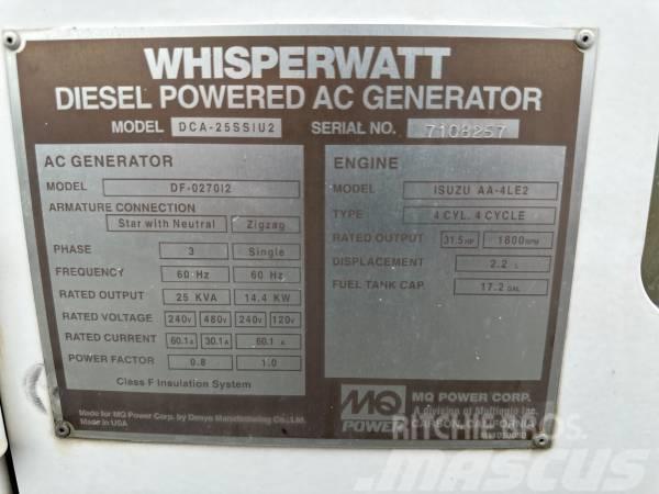 MultiQuip WHISPERWATT DCA25SSIU2 Diesel generatoren