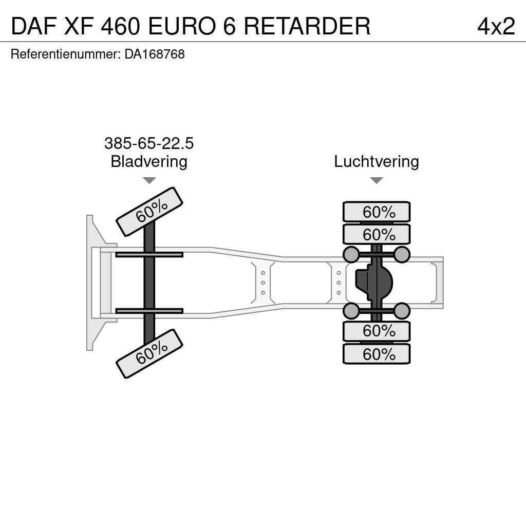 DAF XF 460 EURO 6 RETARDER Trekkers