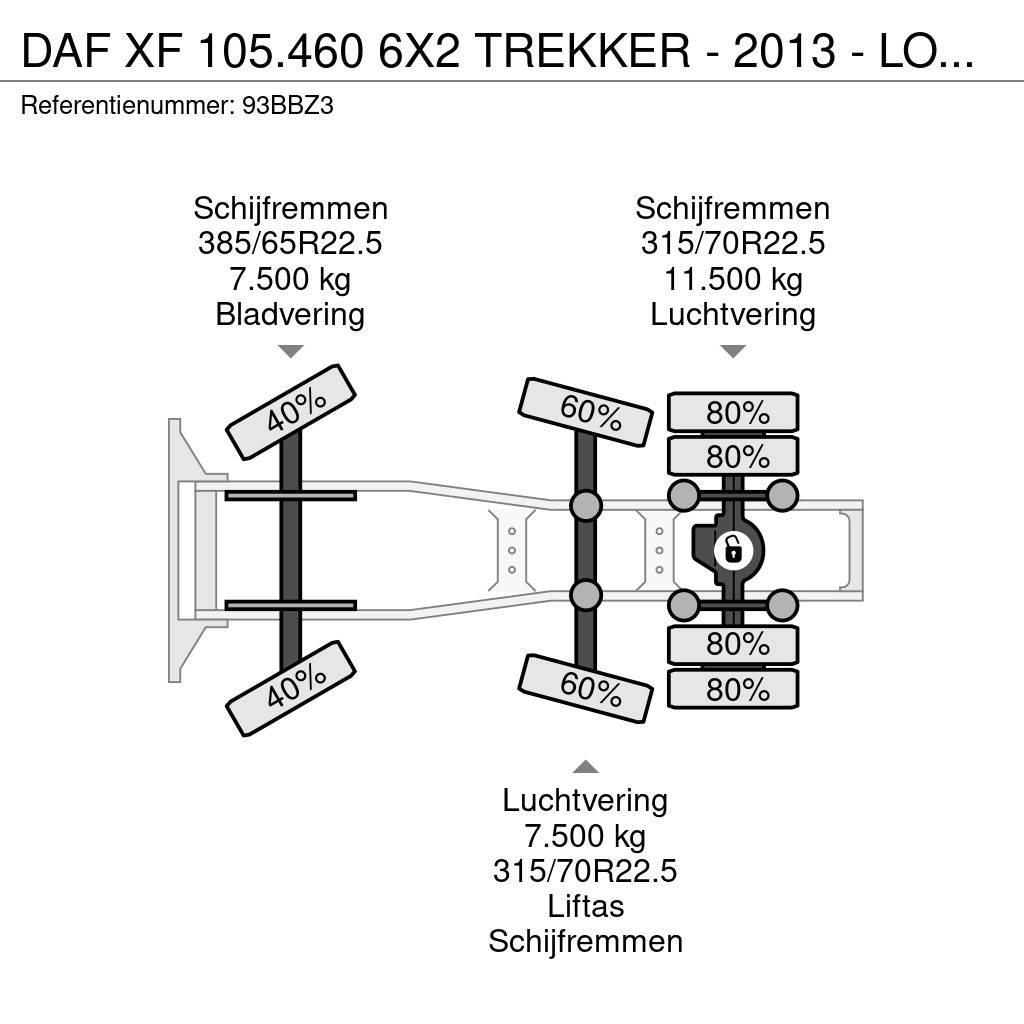 DAF XF 105.460 6X2 TREKKER - 2013 - LOW MILEAGE - AUTO Trekkers