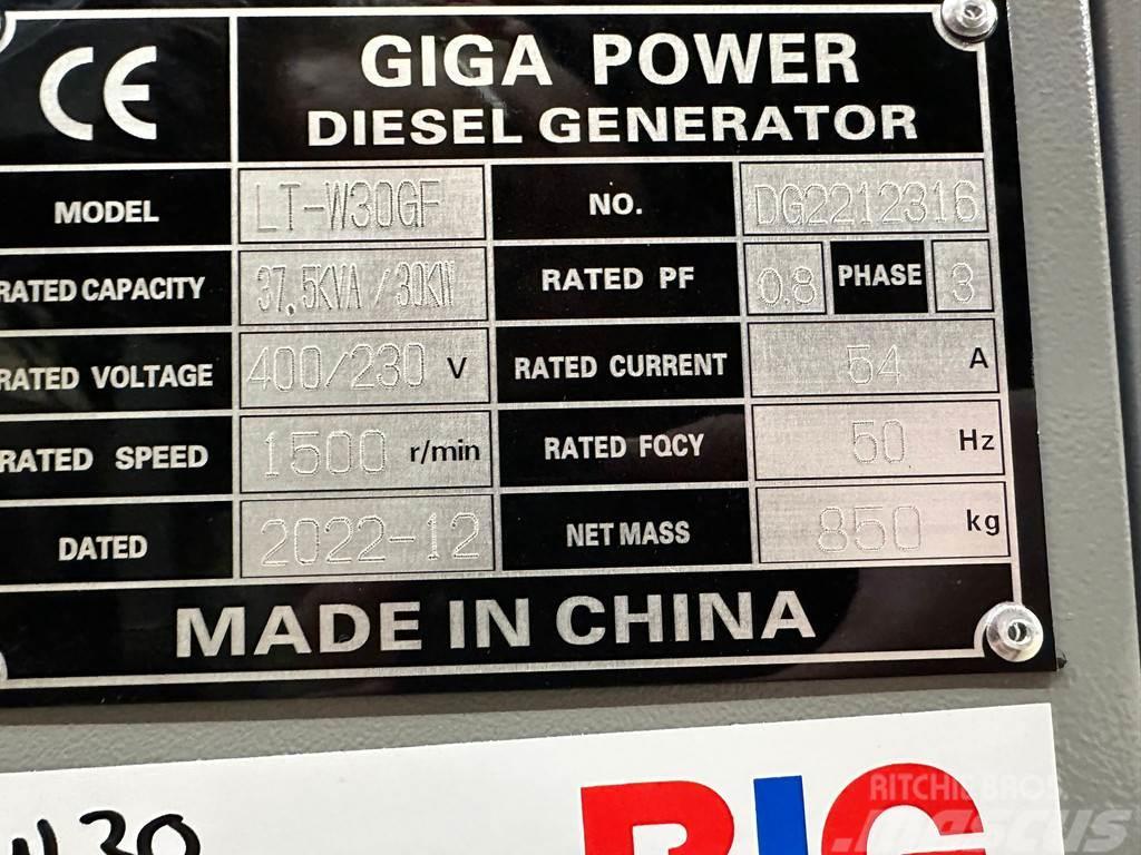  Giga power 37.5 KVA Silent generator set - LT-W30G Other Generators