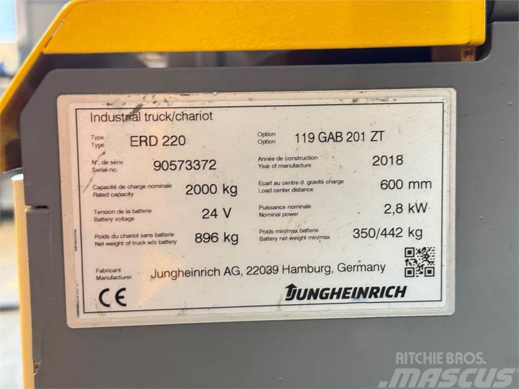 Jungheinrich ERD 220 - Bj. 2018 - TRAGLAST: 2.000KG - BATTERIE Mini excavators < 7t (Mini diggers)