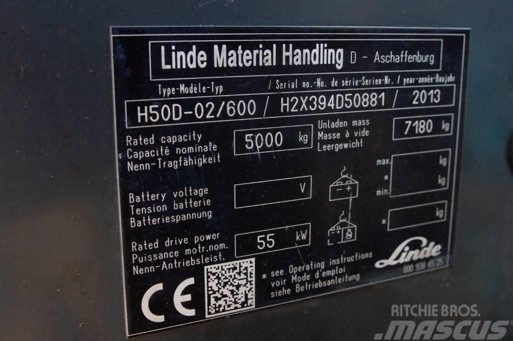 Linde H50D-02/600 Diesel heftrucks