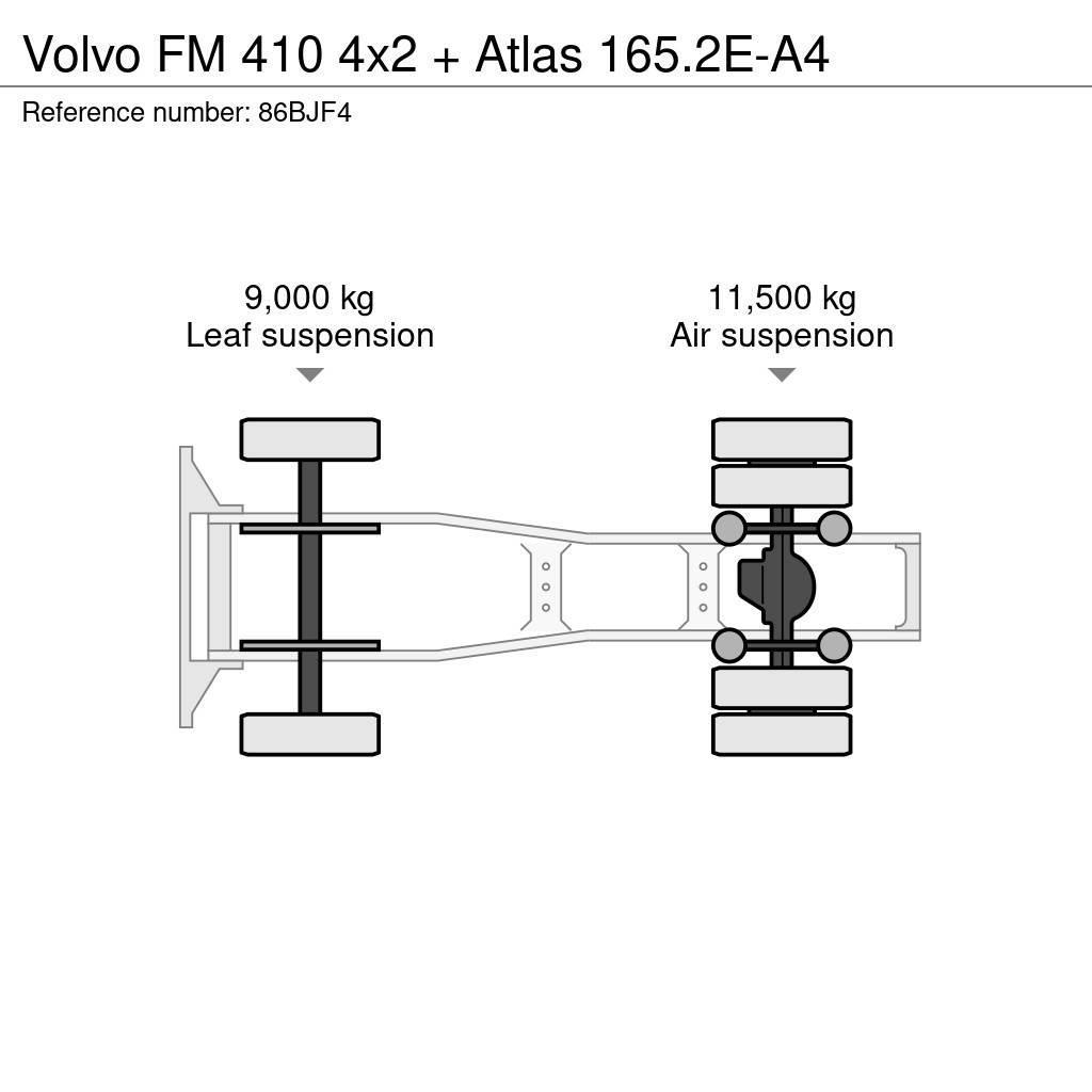Volvo FM 410 4x2 + Atlas 165.2E-A4 Trekkers
