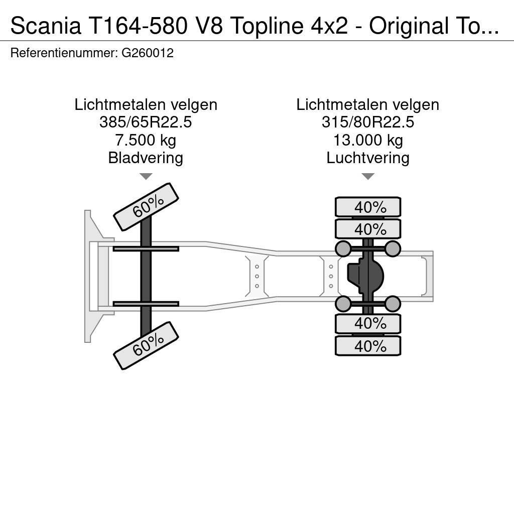 Scania T164-580 V8 Topline 4x2 - Original Torpedo/Hauber Trekkers