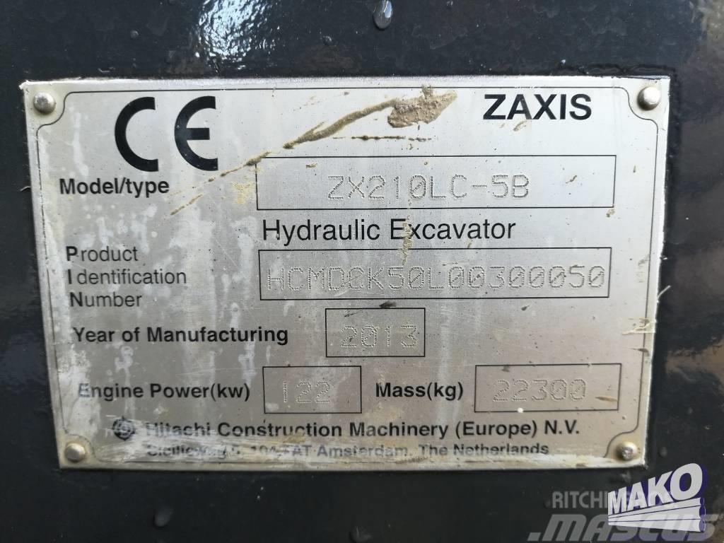 Hitachi ZX 210 LC-5 B Rupsgraafmachines