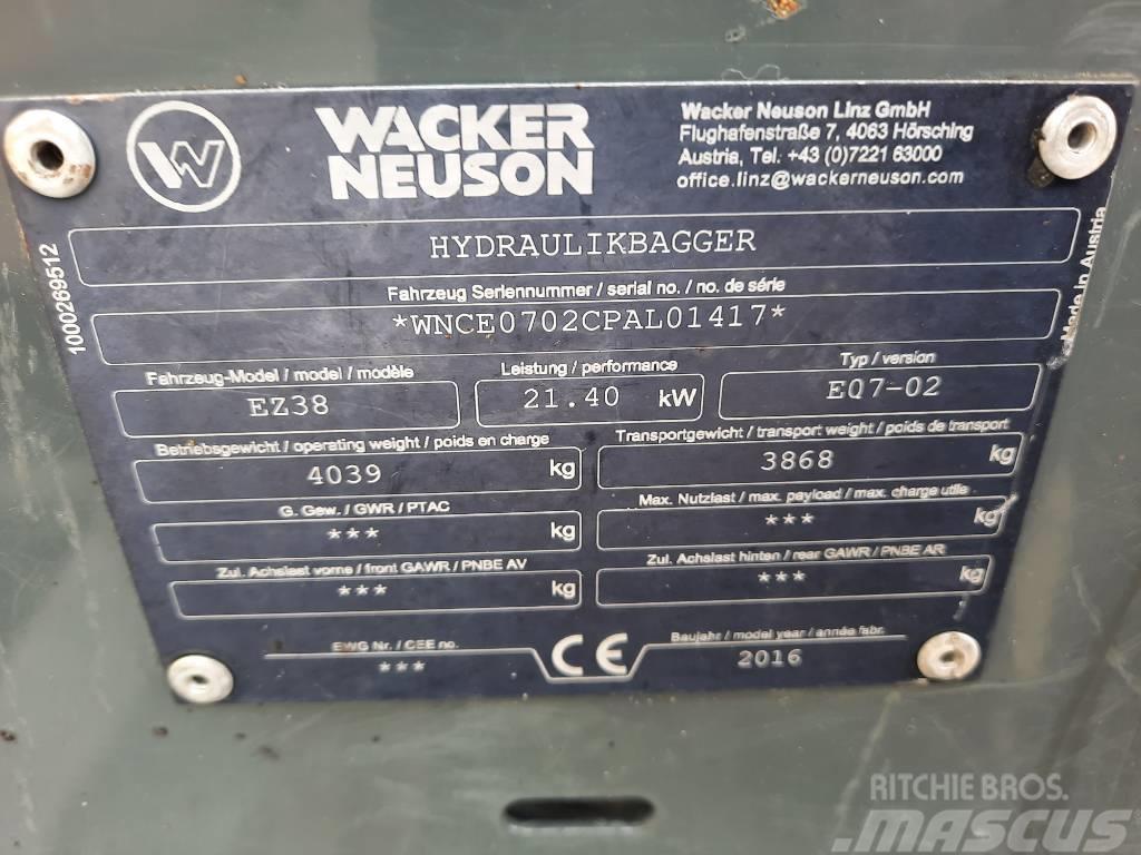 Wacker Neuson EZ 38 Minigraafmachines < 7t