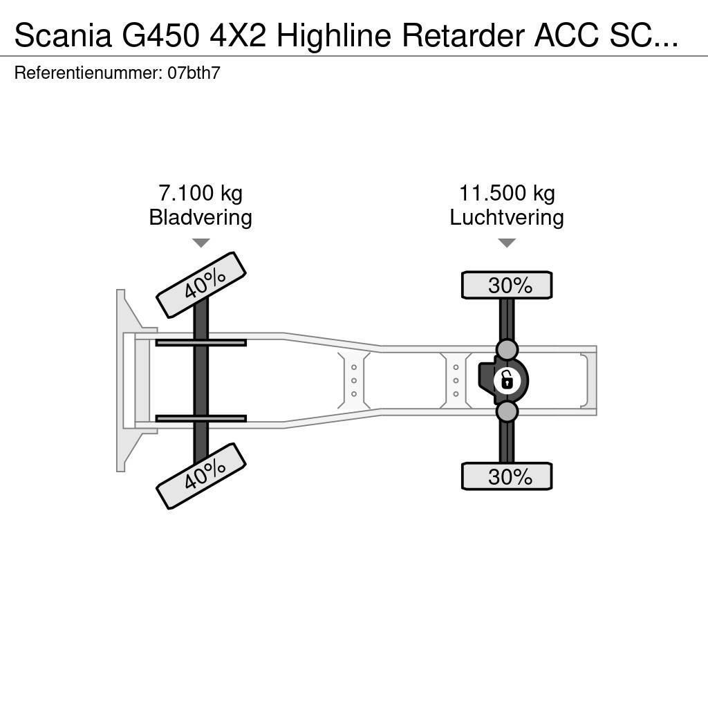 Scania G450 4X2 Highline Retarder ACC SCR-Only 777.400KM Trekkers
