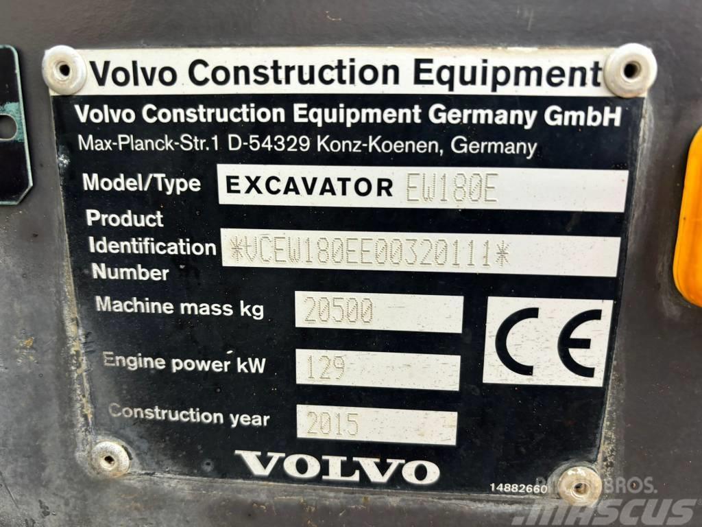 Volvo EW180E Wielgraafmachines