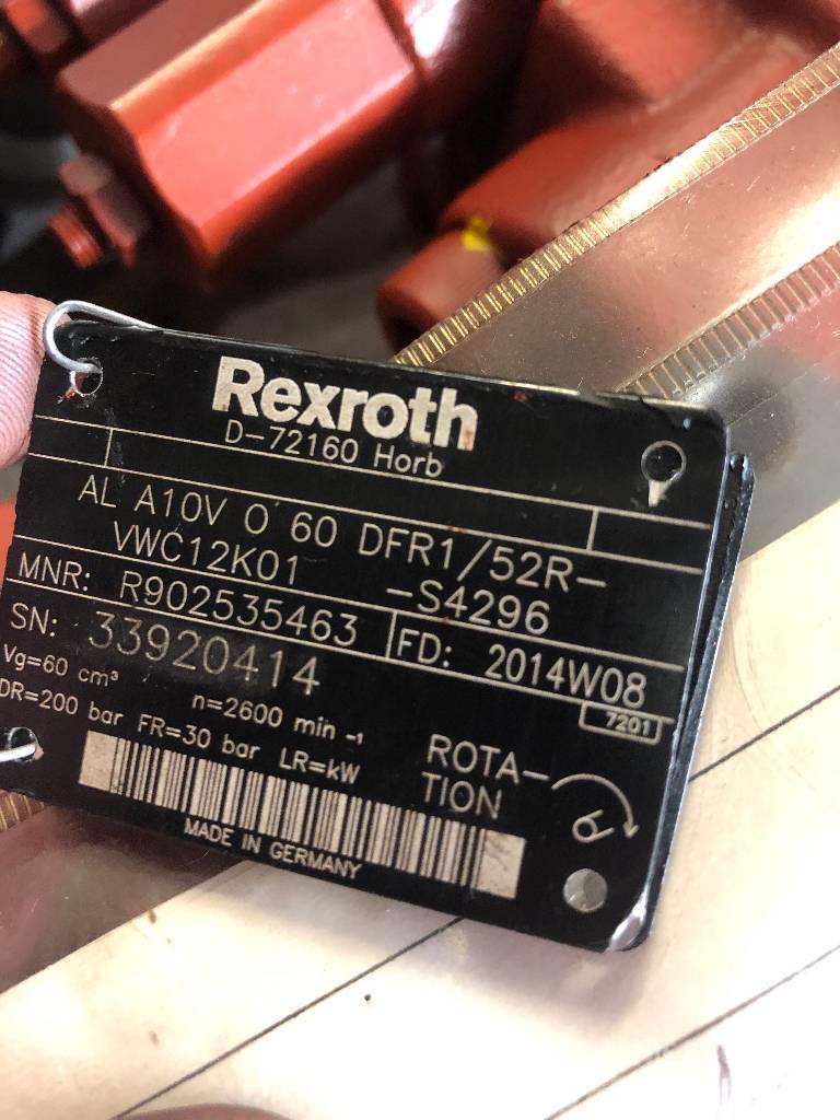 Rexroth A10VO60DFR1/52R-VWC12K04-S0827 +  A10VO45ED72/52L Overige componenten