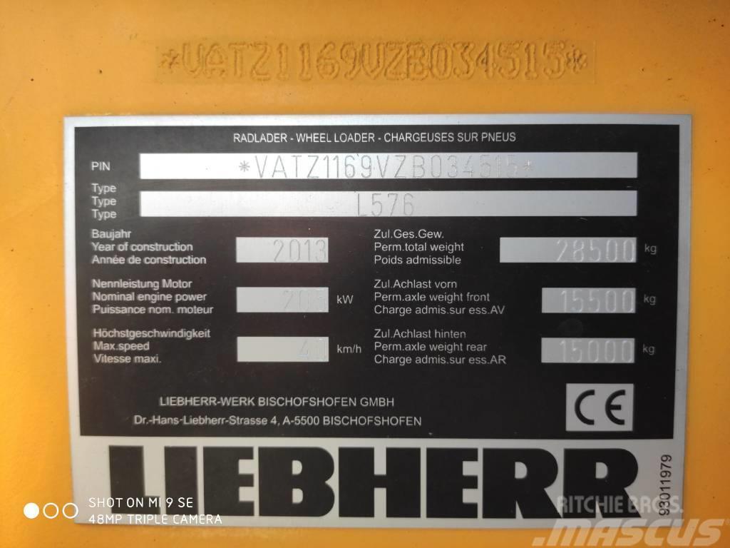 Liebherr L576 New Generation Bj 2013' Wielladers
