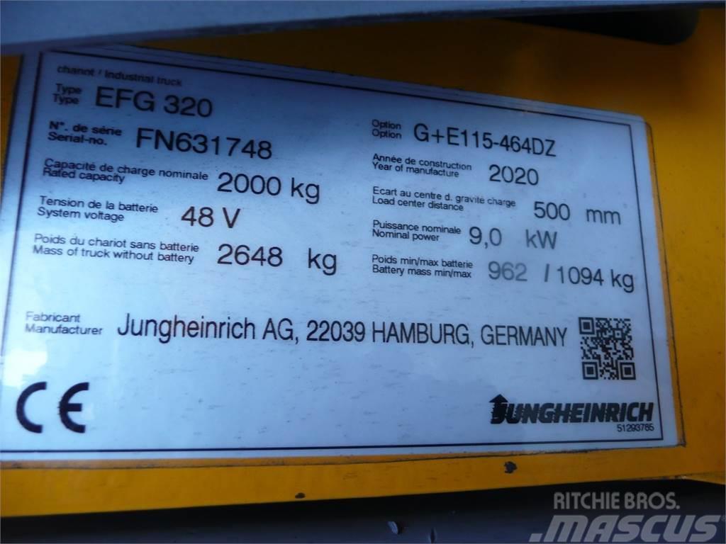 Jungheinrich EFG 320 464 DZ Elektrische heftrucks