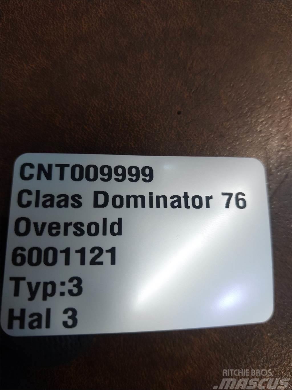 CLAAS Dominator 76 Zand- en zoutstrooimachines