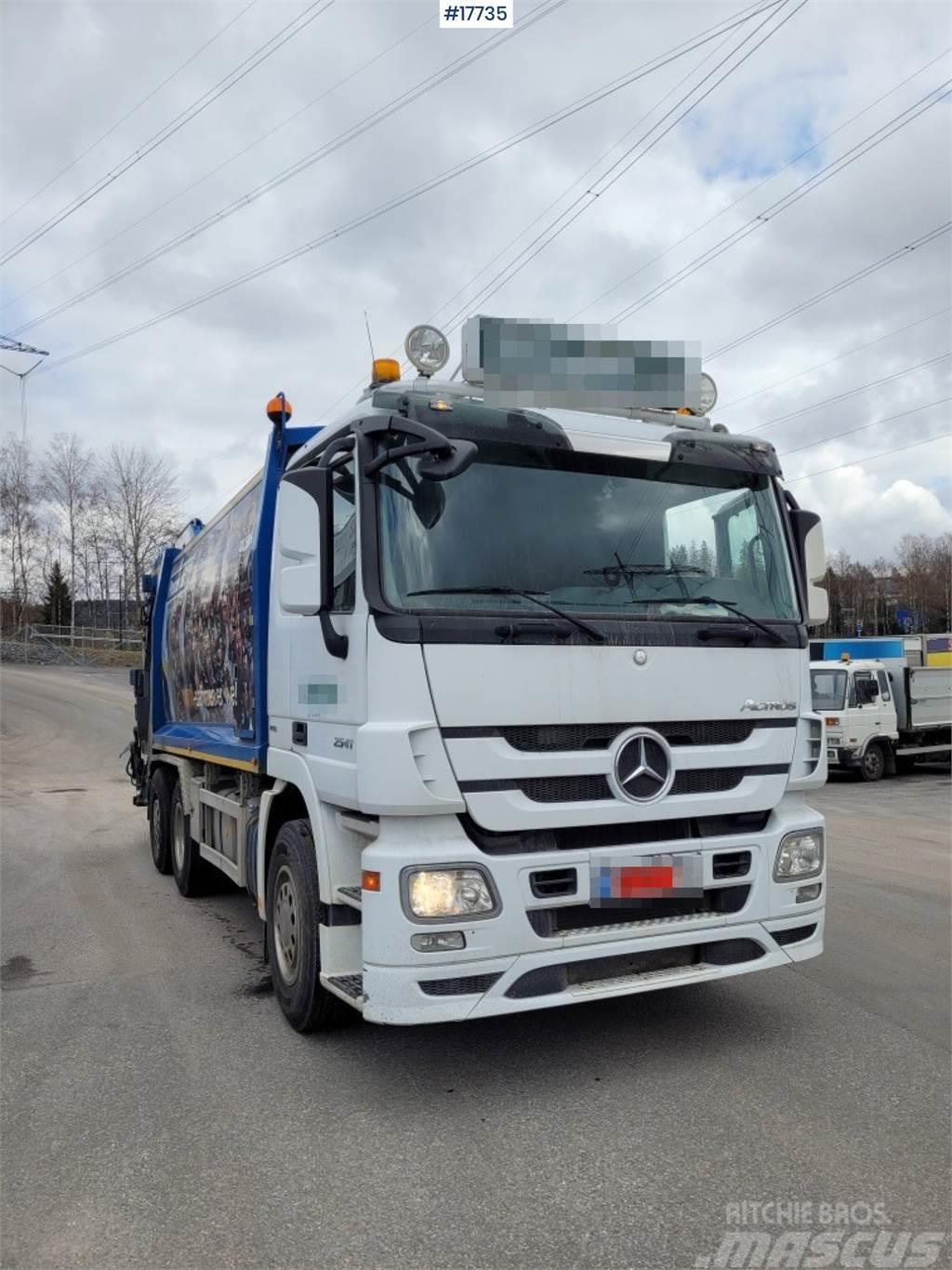 Mercedes-Benz Actros 2541 1-chamber Compactor truck w/ Joab supe Vuilniswagens