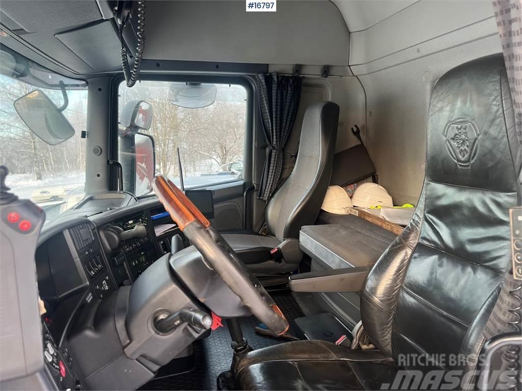 Scania R500 8x4 hook truck w/ 20T Hiab hook from 2014. WA Vrachtwagen met containersysteem