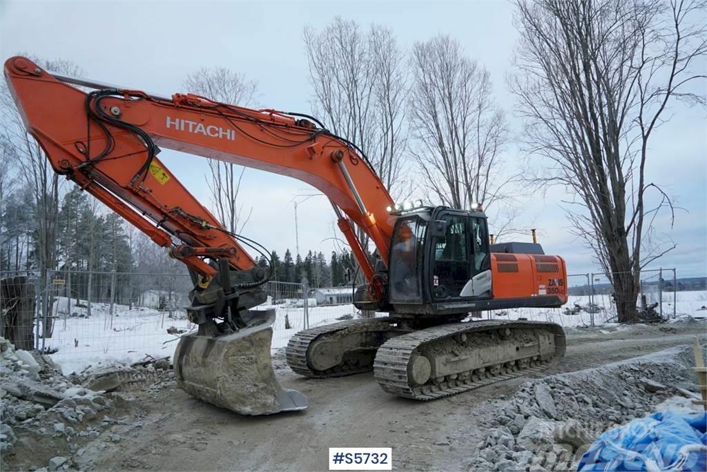 Hitachi ZX350LC 5B EXCAVATOR WITH DIGGING SYSTEM, SEE VIDE Rupsgraafmachines