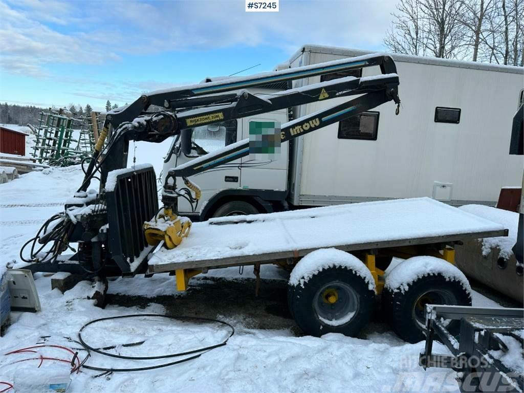 Mowi 300 forestry trailer with crane Anders
