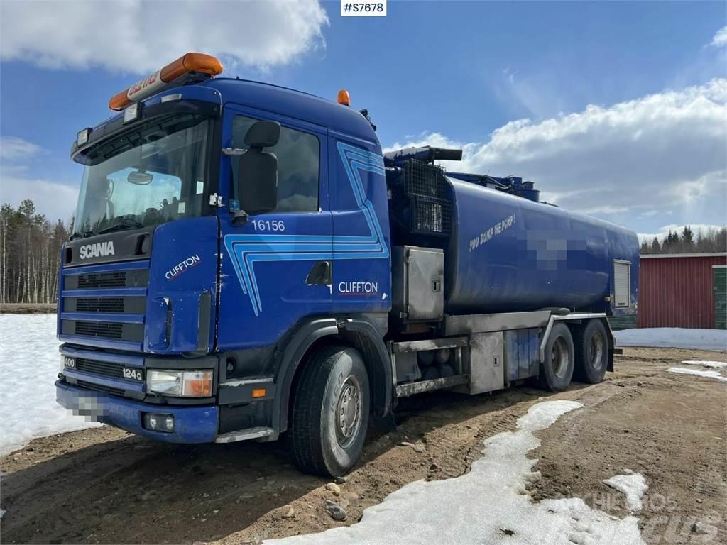 Scania R124 G 6x4 Combi truck, suction truck Anders