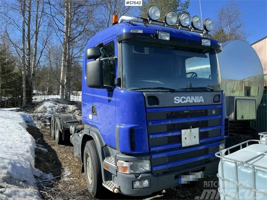 Scania R164 6X2 Chassi Chassis met cabine