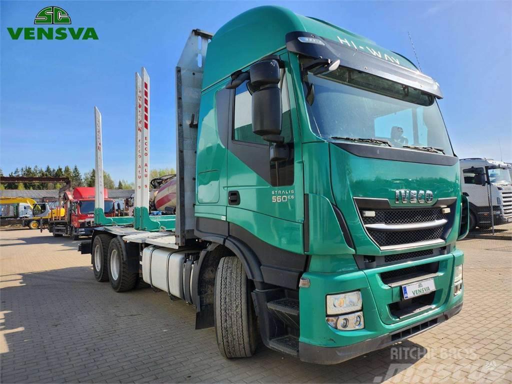 Iveco STRALIS 560 6x4 Timber trucks