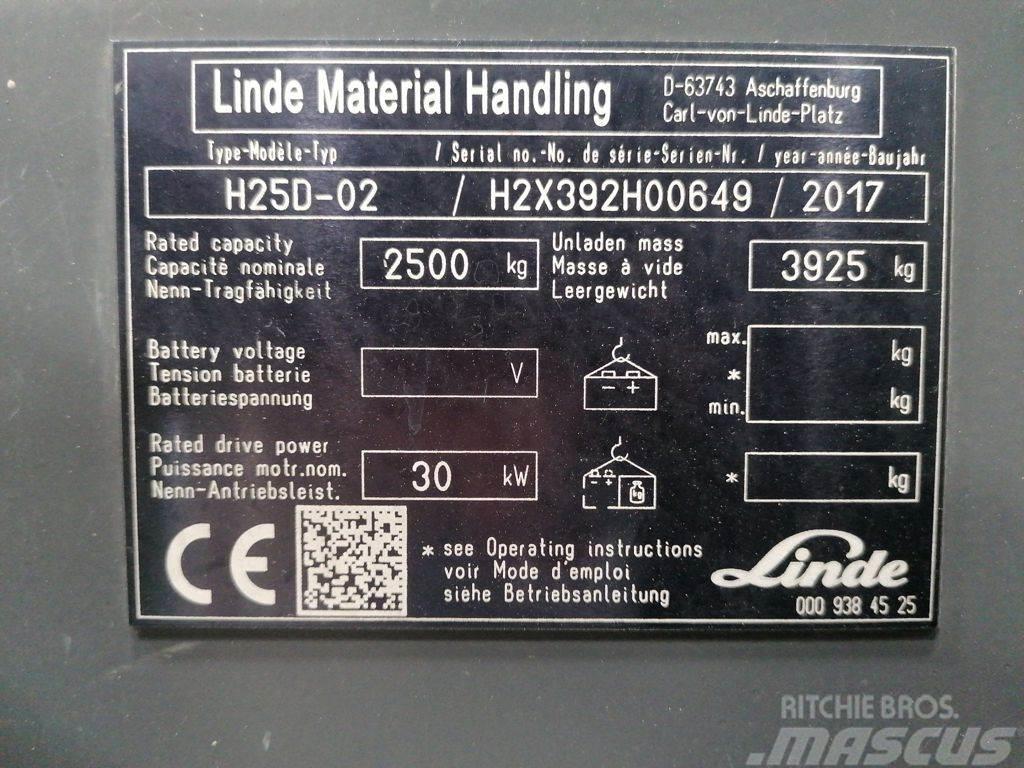 Linde H25D-02 Diesel heftrucks