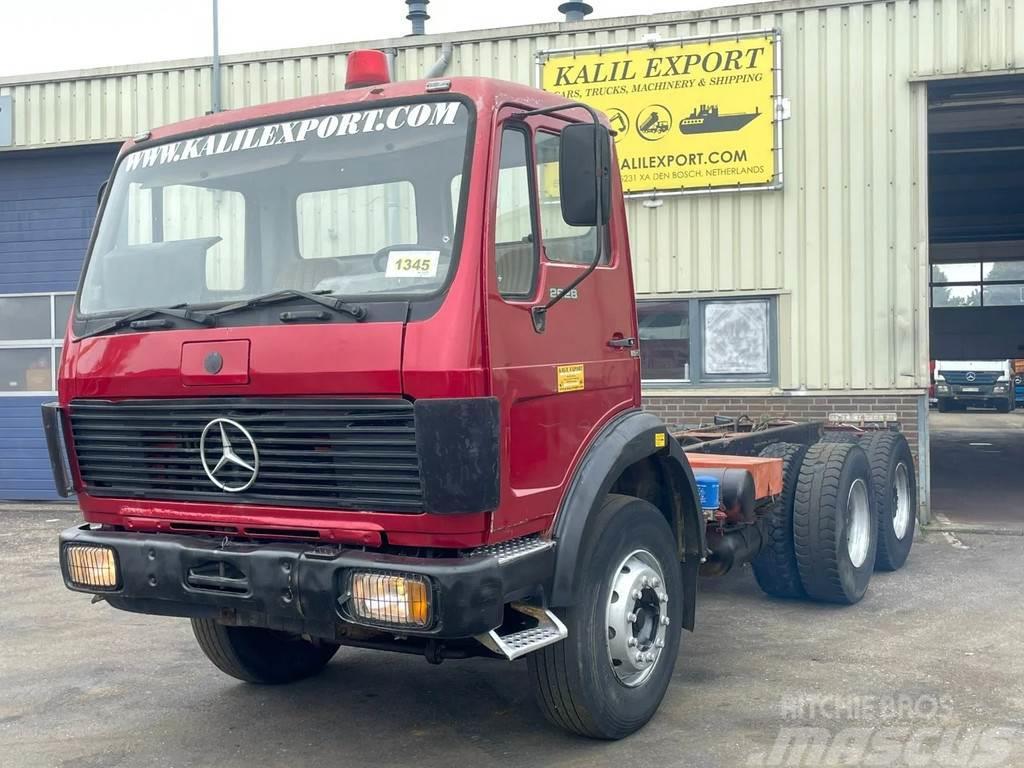 Mercedes-Benz SK 2628 Heavy Duty Chassis 6x4 V8 ZF Big Axle Good Chassis met cabine