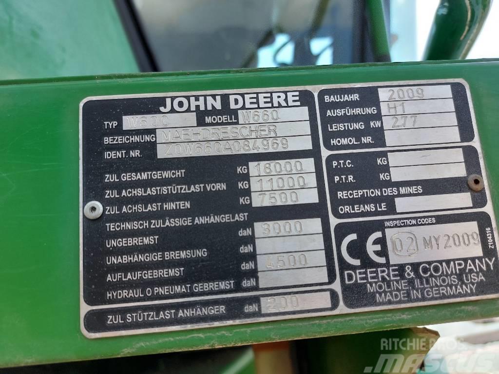 John Deere W 660 Maaidorsmachines