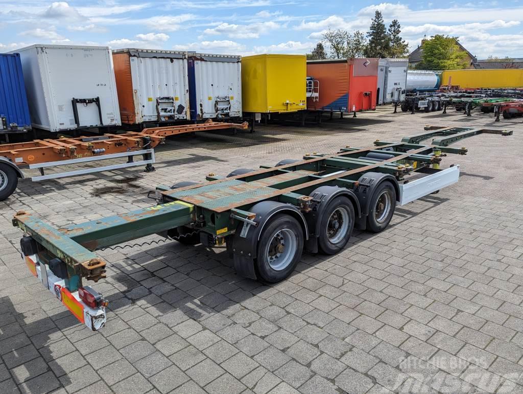 Krone SD 27 3-Assen BPW - RearSlider - DrumBrakes - 5280 Containerchassis