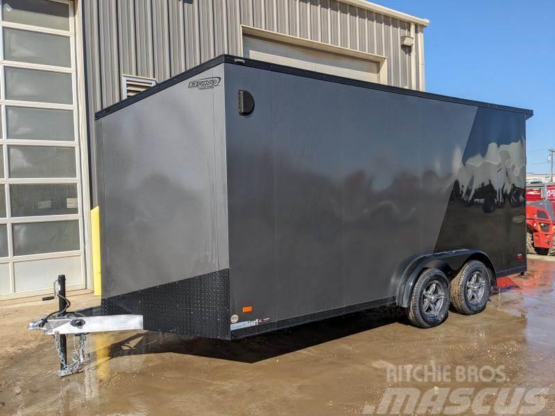  7.5FT x 16FT Enclosed Cargo Trailer Silver Star A Gesloten opbouw trailers