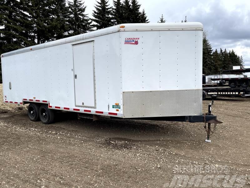  8' x 26' Enclosed Snowmobile Trailer 8' x 26' Encl Aanhangwagens