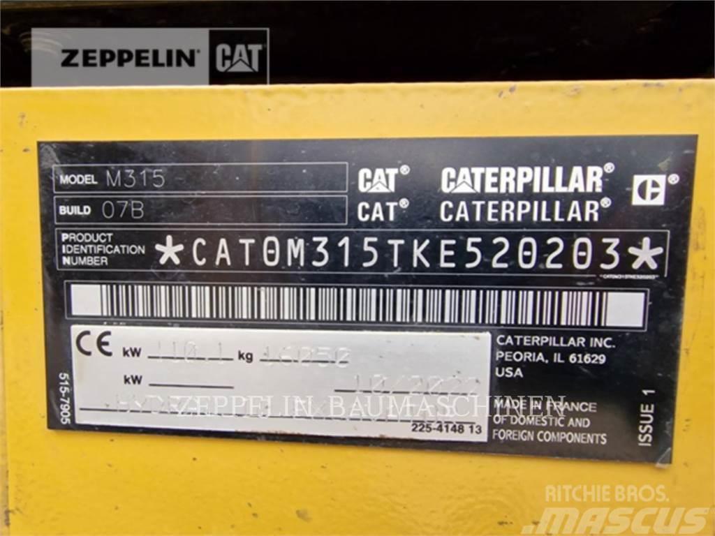 CAT M315-07A Wielgraafmachines