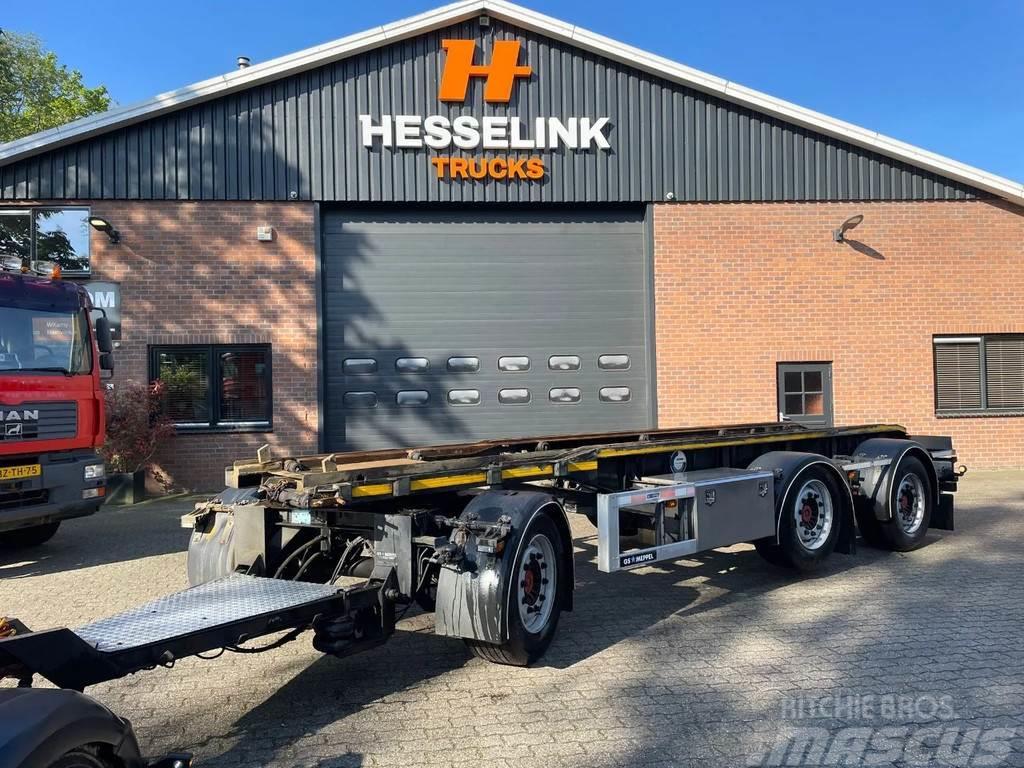 GS 3-AS haak/NCH Containers alle lengtes, Liftas, SAF Containerchassis