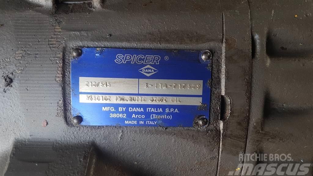 Spicer Dana 212/545 - Mecalac 714 MW - Axle Assen