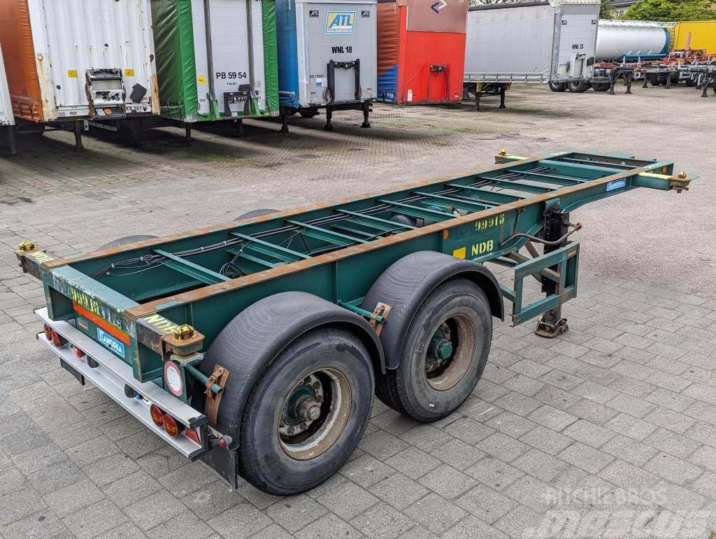  Flandria OP CC 2A 20FT 2-Assen ROR - DrumBrakes - Containerchassis