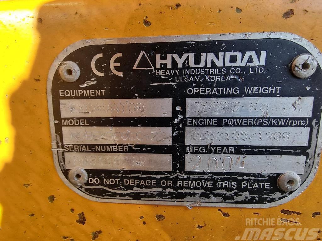 Hyundai 360 LC-7 Rupsgraafmachines