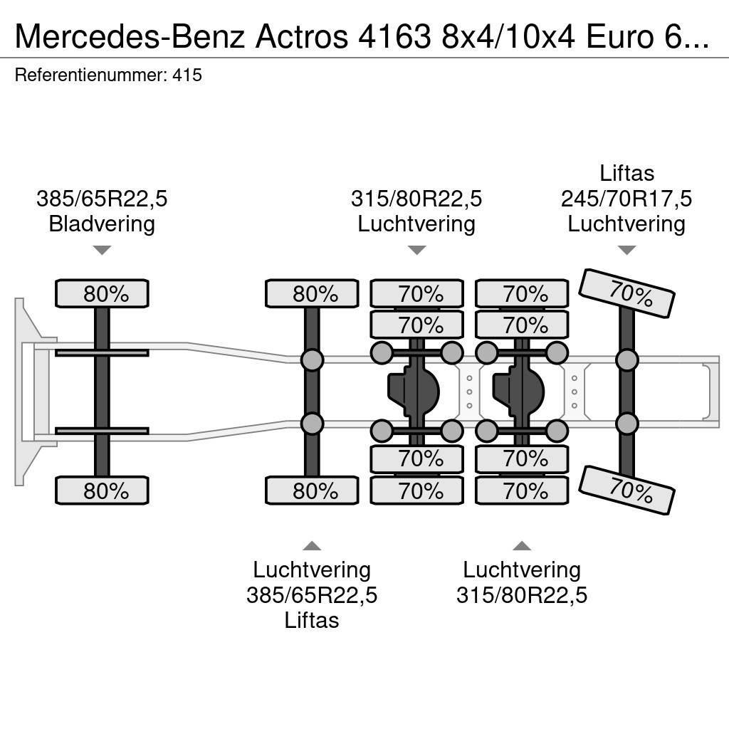 Mercedes-Benz Actros 4163 8x4/10x4 Euro 6 Titan Andockanhanger H Trekkers
