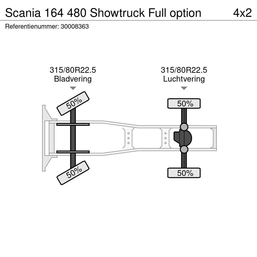 Scania 164 480 Showtruck Full option Trekkers