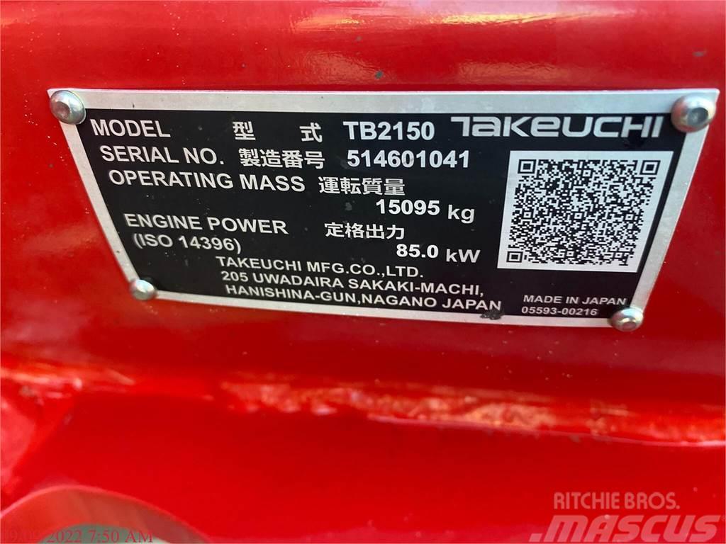 Takeuchi TB2150 Rupsgraafmachines