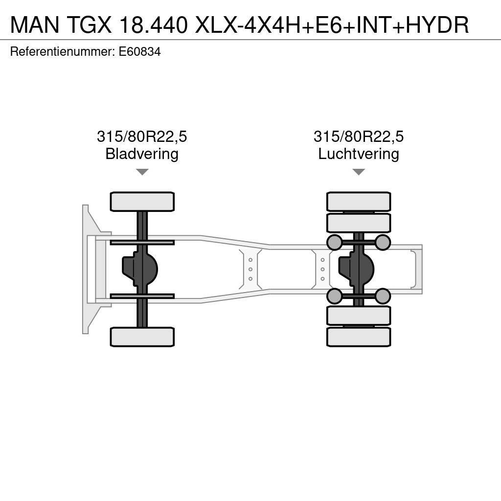 MAN TGX 18.440 XLX-4X4H+E6+INT+HYDR Trekkers