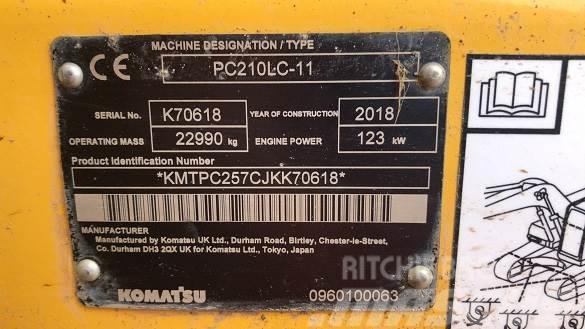Komatsu PC210LC-11 Rupsgraafmachines