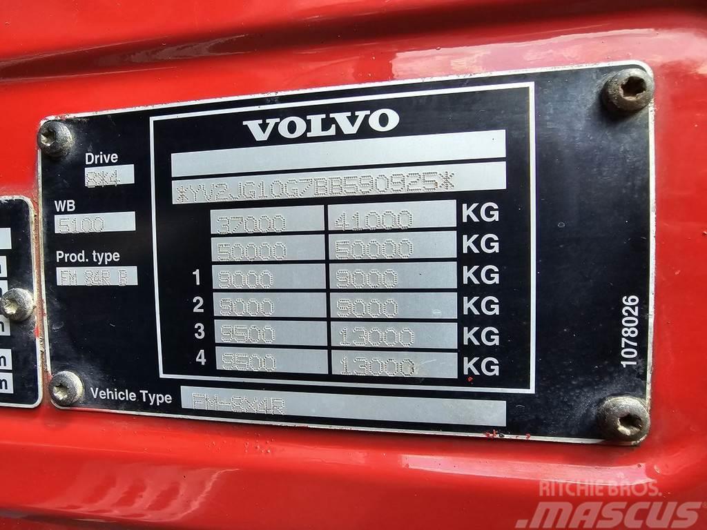 Volvo FMX 420 / PALFINGER EPSILON / 30T HOOKLIFT Vlakke laadvloer met kraan