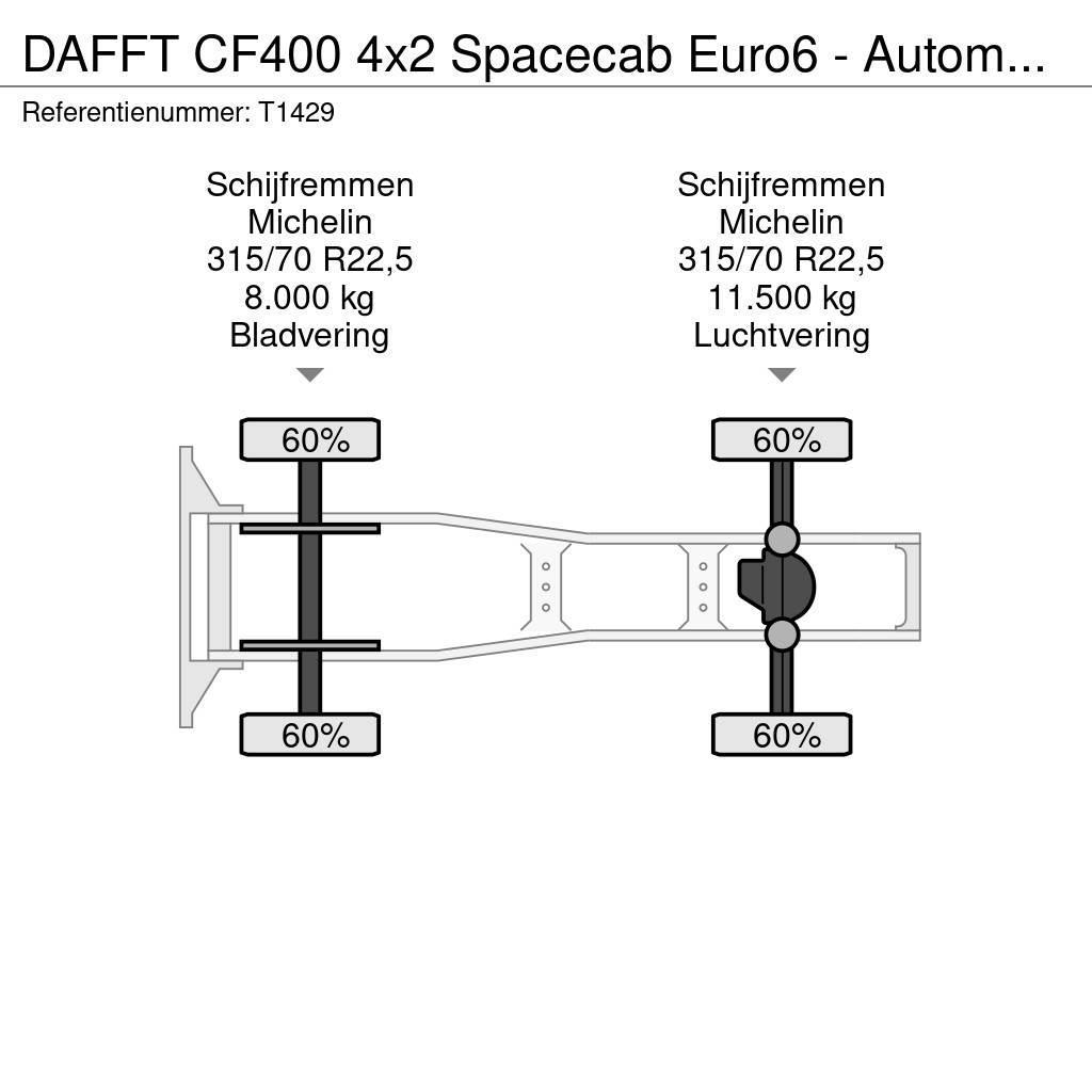 DAF FT CF400 4x2 Spacecab Euro6 - Automaat - Airco - 0 Trekkers