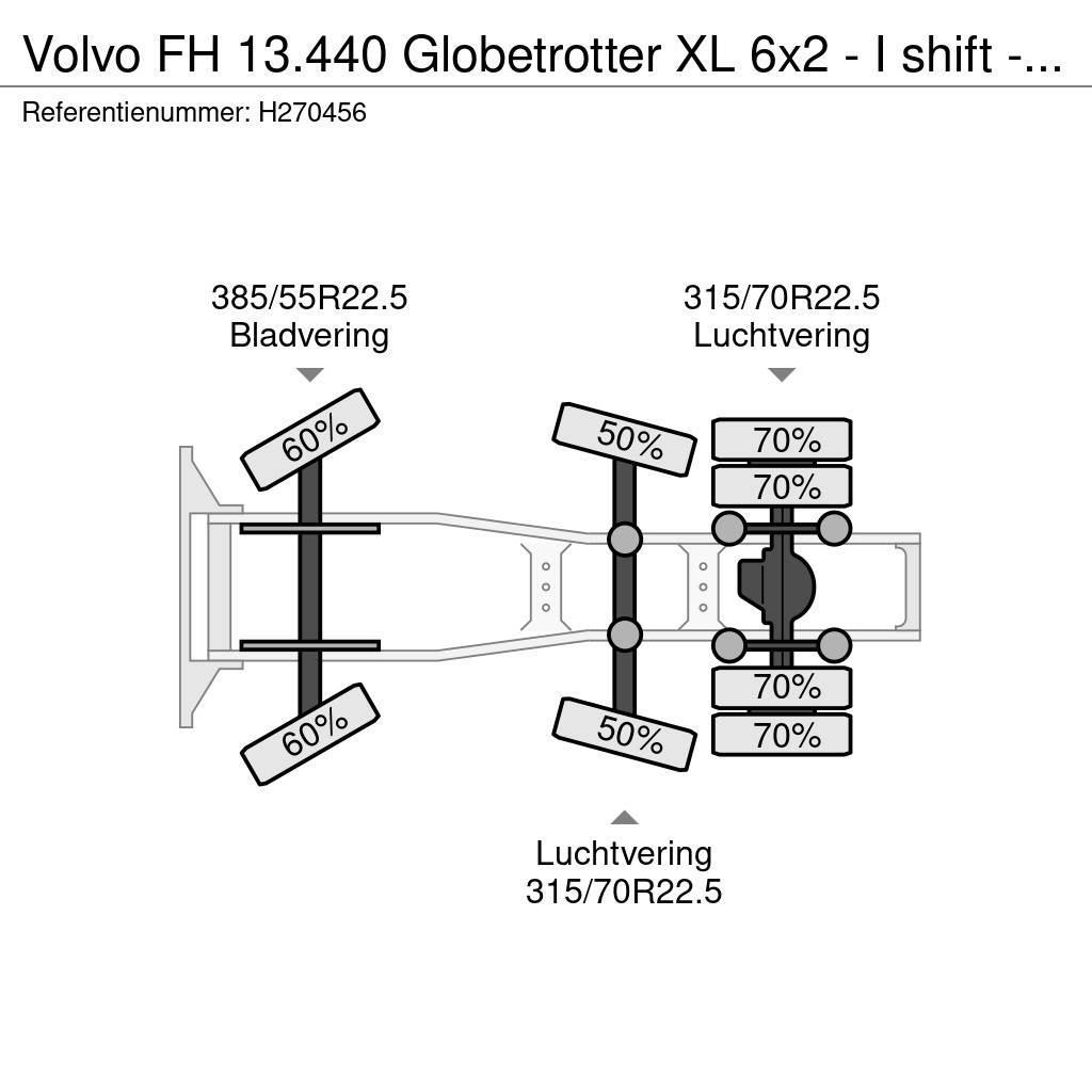 Volvo FH 13.440 Globetrotter XL 6x2 - I shift - Euro3 - Trekkers