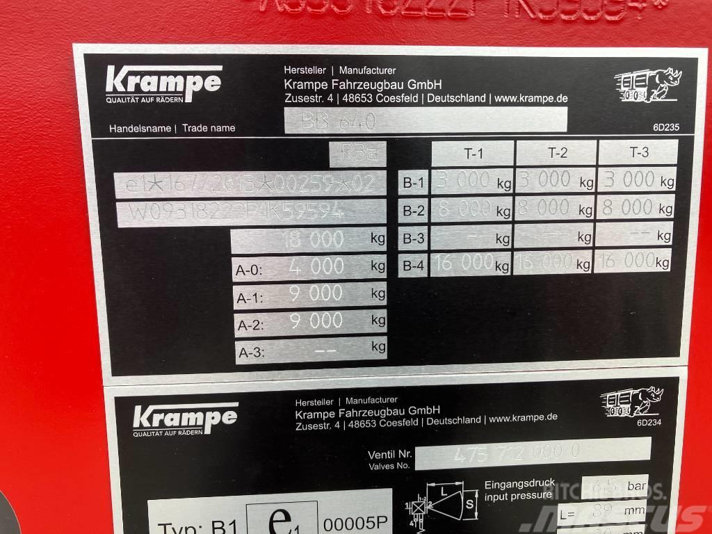 Krampe BB640 Kipperaanhangers