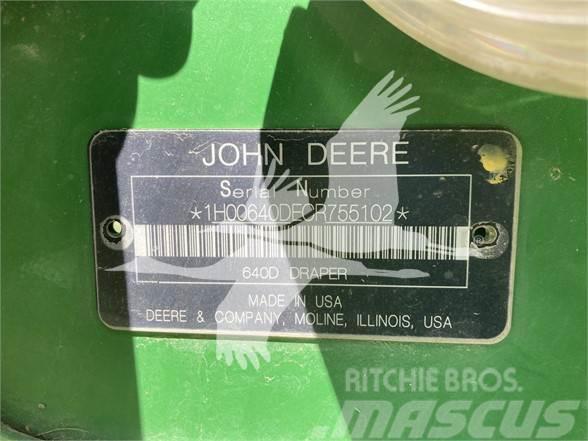 John Deere 640D Maaidorser aanbouwdelen
