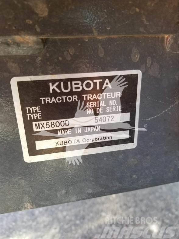 Kubota MX5800HST Tractoren