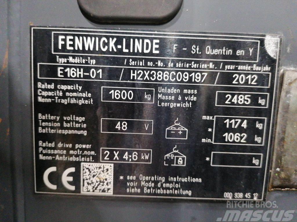 Linde E16H-01 Elektrische heftrucks