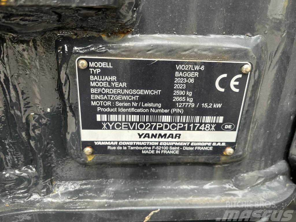 Yanmar VIO 27-6 Mini excavators < 7t (Mini diggers)