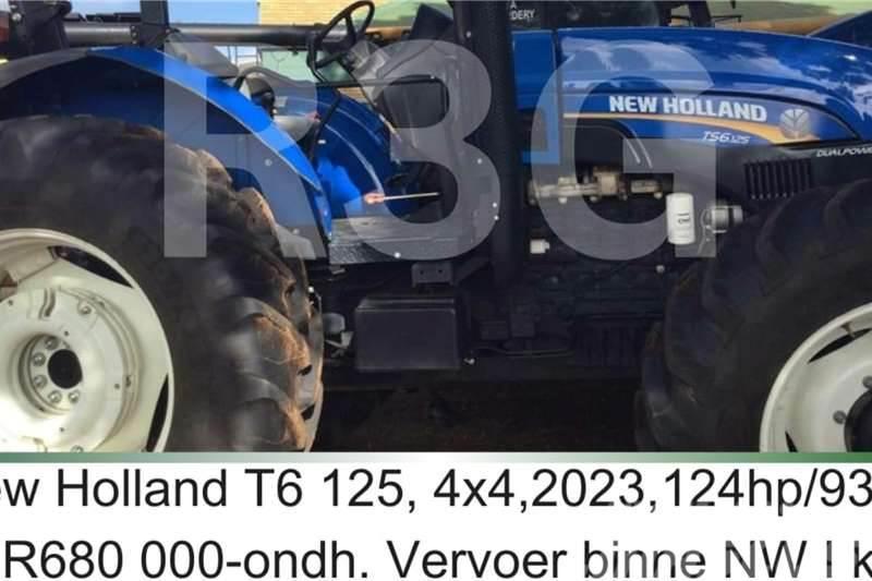 New Holland T6 125 - 124hp / 93kw Tractoren